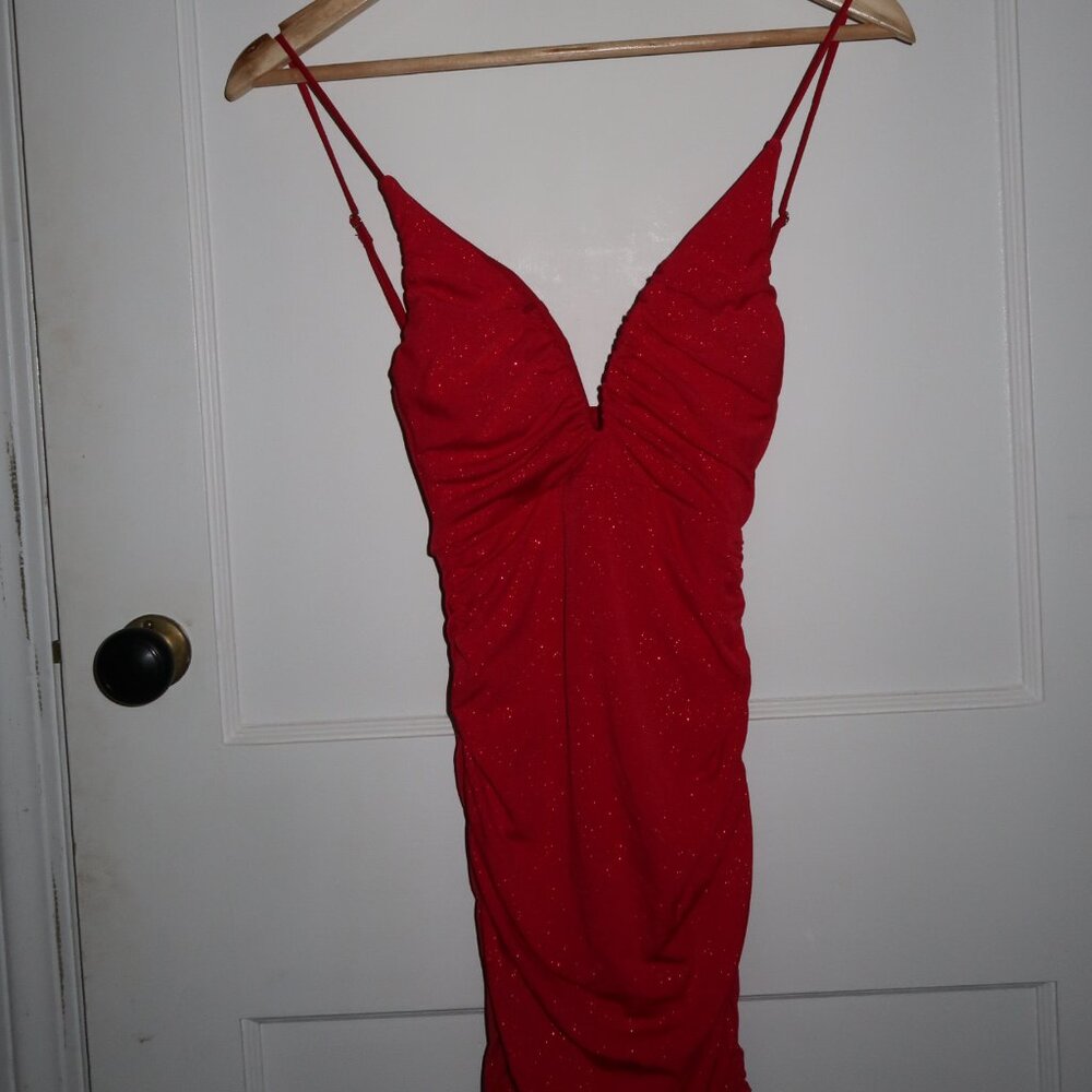 Lucy in the Sky Arya Bodycon Dress in Red